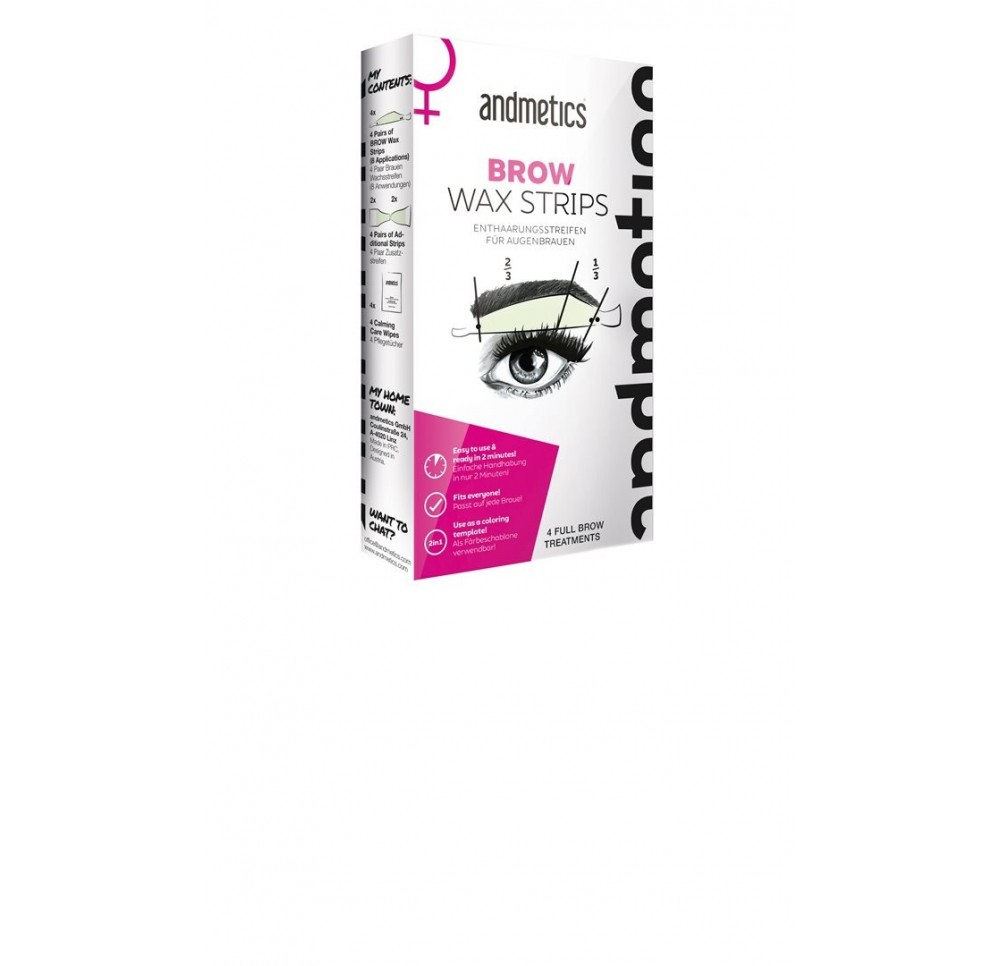 ANDMETICS BROW wax strips women 45 g