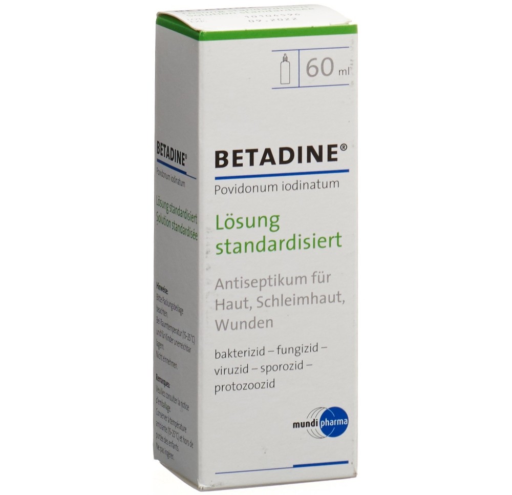 BETADINE solution désinfectante fl 60 ml