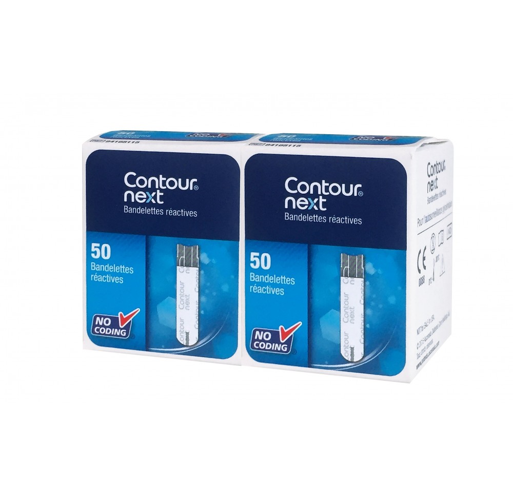 CONTOUR NEXT (IP-APS) bandelettes réact 2 x 50 pce