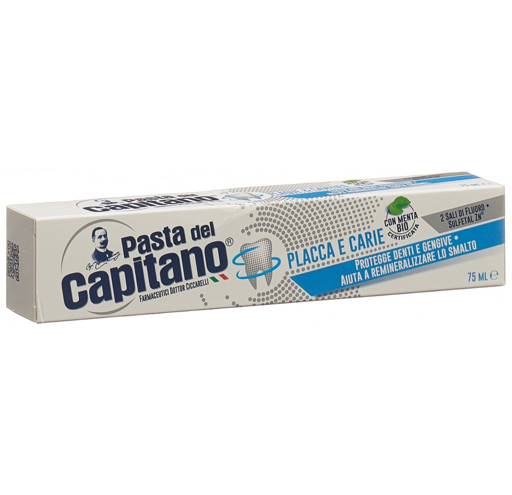 PASTA DEL CAPITANO plaque et caries 75 ml