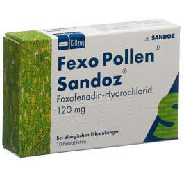 FEXO POLLEN Sandoz cpr pell 120 mg 10 pce