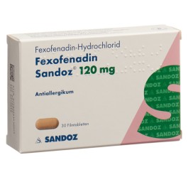 FEXOFENADINE Sandoz cpr pell 120 mg 30 pce