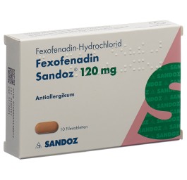 FEXOFENADINE Sandoz cpr pell 120 mg 10 pce