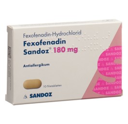 FEXOFENADINE Sandoz cpr pell 180 mg 10 pce