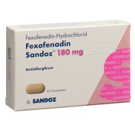 FEXOFENADINE Sandoz cpr pell 180 mg 30 pce