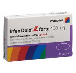 IRFEN DOLO L forte Lactab 400 mg 10 pce