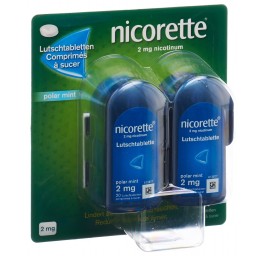 NICORETTE Polar Mint cpr sucer 2 mg bte 80 pce