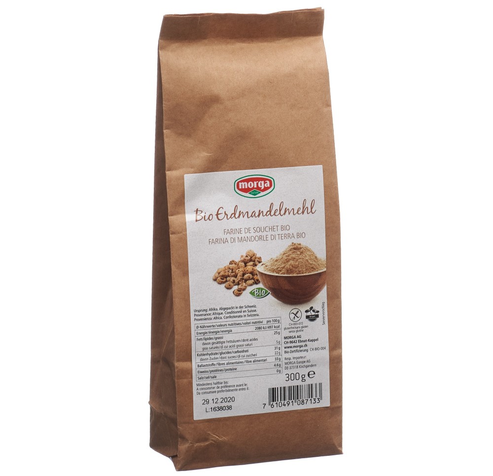 MORGA Farine de souchet bio sans gluten sach 300 g