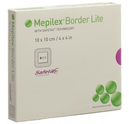 MEPILEX (IP-APS) Bor Lit pansem sil 10x10cm 5 pce