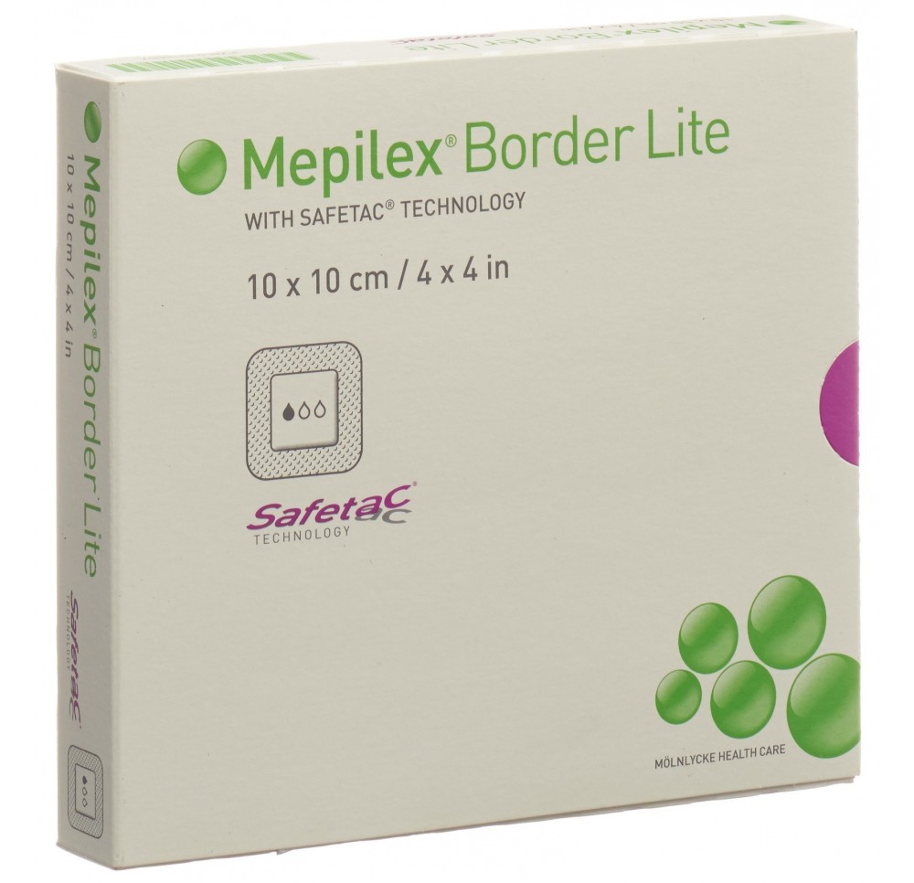 MEPILEX (IP-APS) Bor Lit pansem sil 10x10cm 5 pce