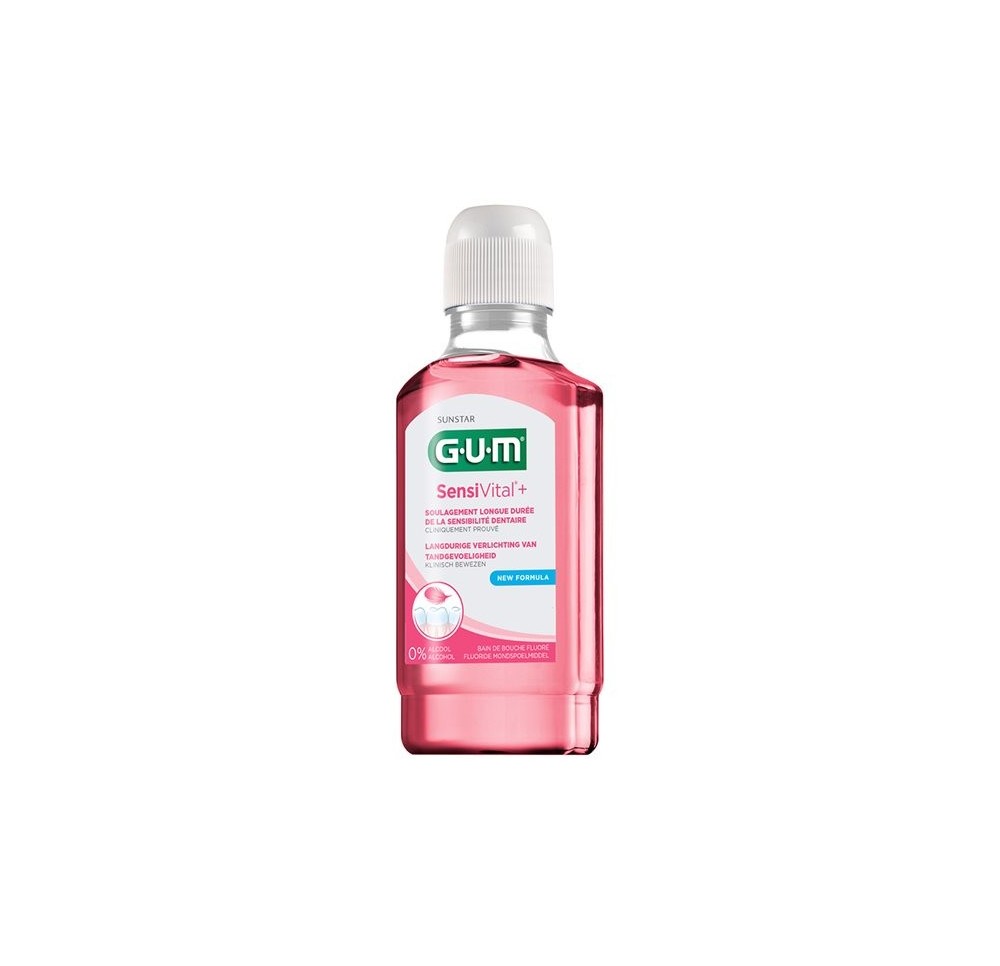 GUM SensiVital+ bain bouche fl 300 ml