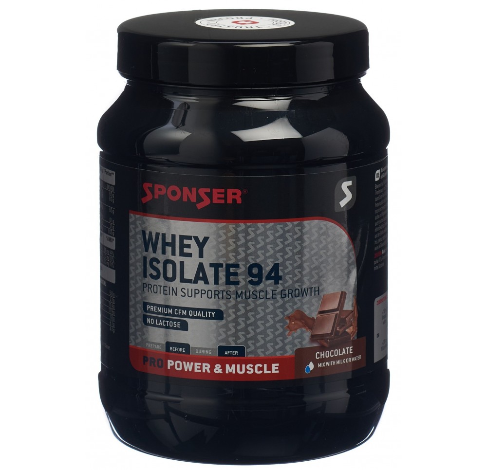 SPONSER Whey Isolate 94 Chocolate bte 425 g