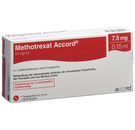 METHOTREXAT Accord 7.5 mg/0.15ml ser pré 0.15 ml