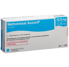 METHOTREXAT Accord 12.5 mg/0.25ml ser pré 0.25 ml