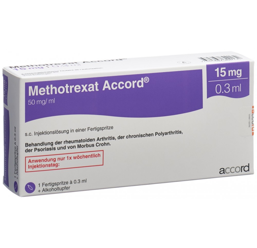 METHOTREXAT Accord 15 mg/0.3ml ser pré 0.3 ml