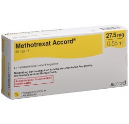 METHOTREXAT Accord 27.5 mg/0.55ml ser pré 0.55 ml