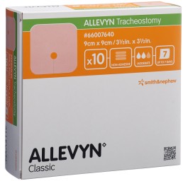 ALLEVYN TRACHEOSTOMY pansem vulnér 9x9cm 10 sach