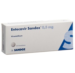 ENTECAVIR Sandoz cpr pell 0.5 mg 30 pce