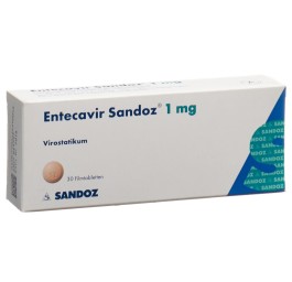 ENTECAVIR Sandoz cpr pell 1 mg 30 pce
