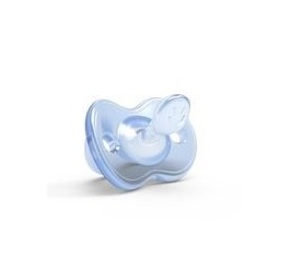 NUVITA sucette silicone Orthosoft bleu 2 pce