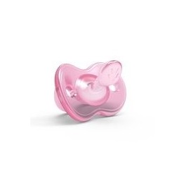 NUVITA sucette silicone Orthosoft rose 2 pce