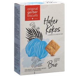 GERBER Biscuits avoine et coco bio 160 g