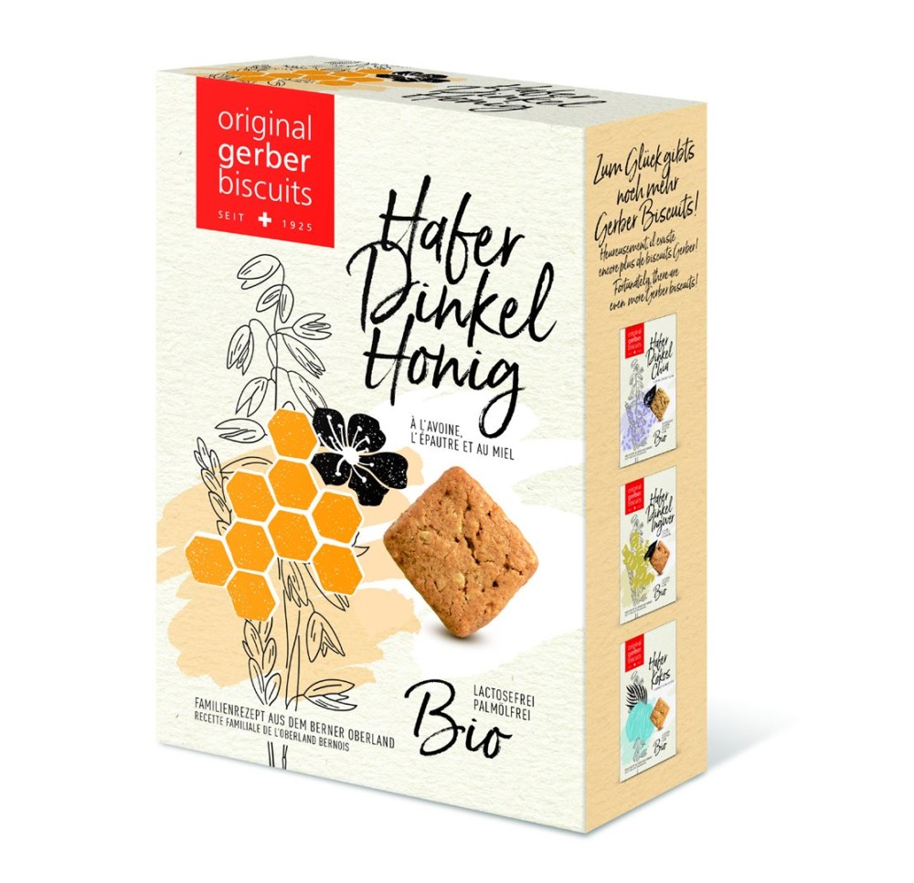 GERBER Biscuits avoine épeautre miel bio 160 g GERBER Biscuits avoine épeautre miel bio 160 g