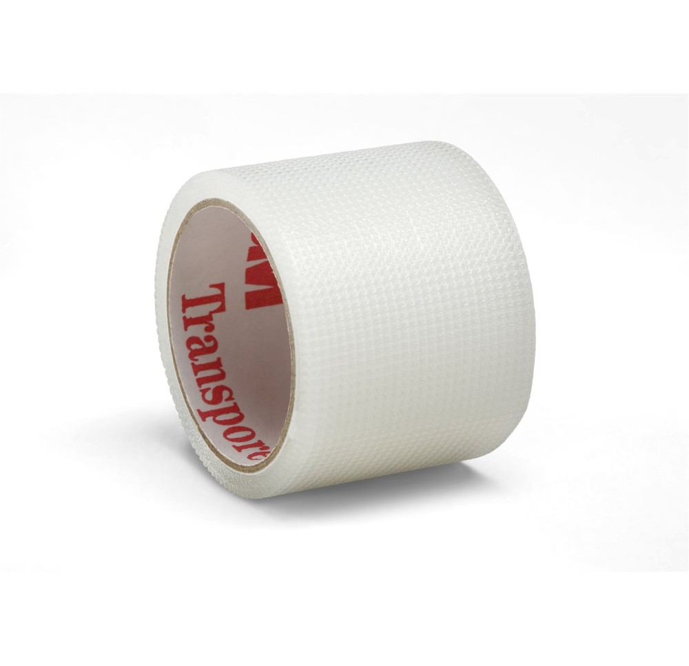3M TRANSPORE sparadrap 2.5cmx1.37m 100 pce