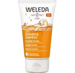 WELEDA KIDS 2en1 shower&shampoo orange tb 150 ml
