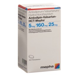 AMLODIPIN VALSARTAN HCT Mepha 5/160/25 100 pce