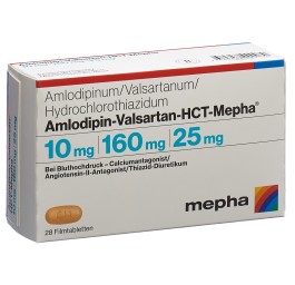 AMLODIPIN VALSARTAN HCT Mepha 10/160/25 28 pce