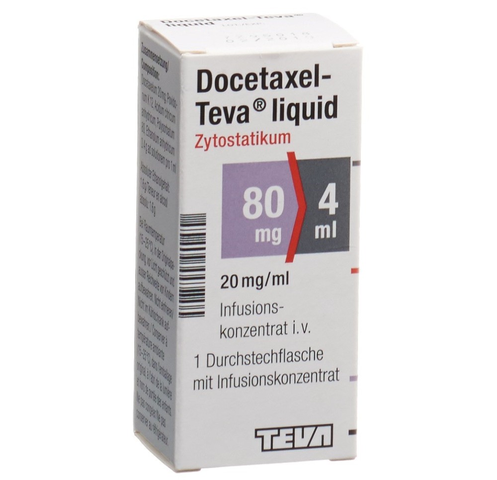 DOCETAXEL Teva liquid conc perf 80 mg/4ml flac DOCETAXEL Teva liquid conc perf 80 mg/4ml flac
