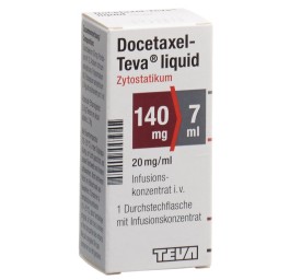 DOCETAXEL Teva liquid conc perf 140 mg/7ml flac