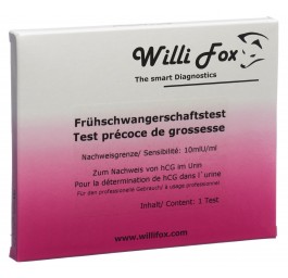 WILLI FOX test précoce de grossesse urine