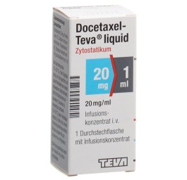 DOCETAXEL Teva liquid conc perf 20 mg/1ml flac