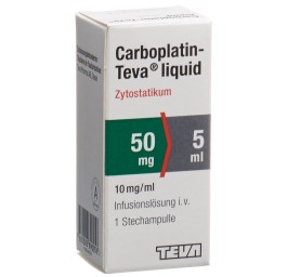 CARBOPLATIN Teva liquid 50 mg/5ml flac