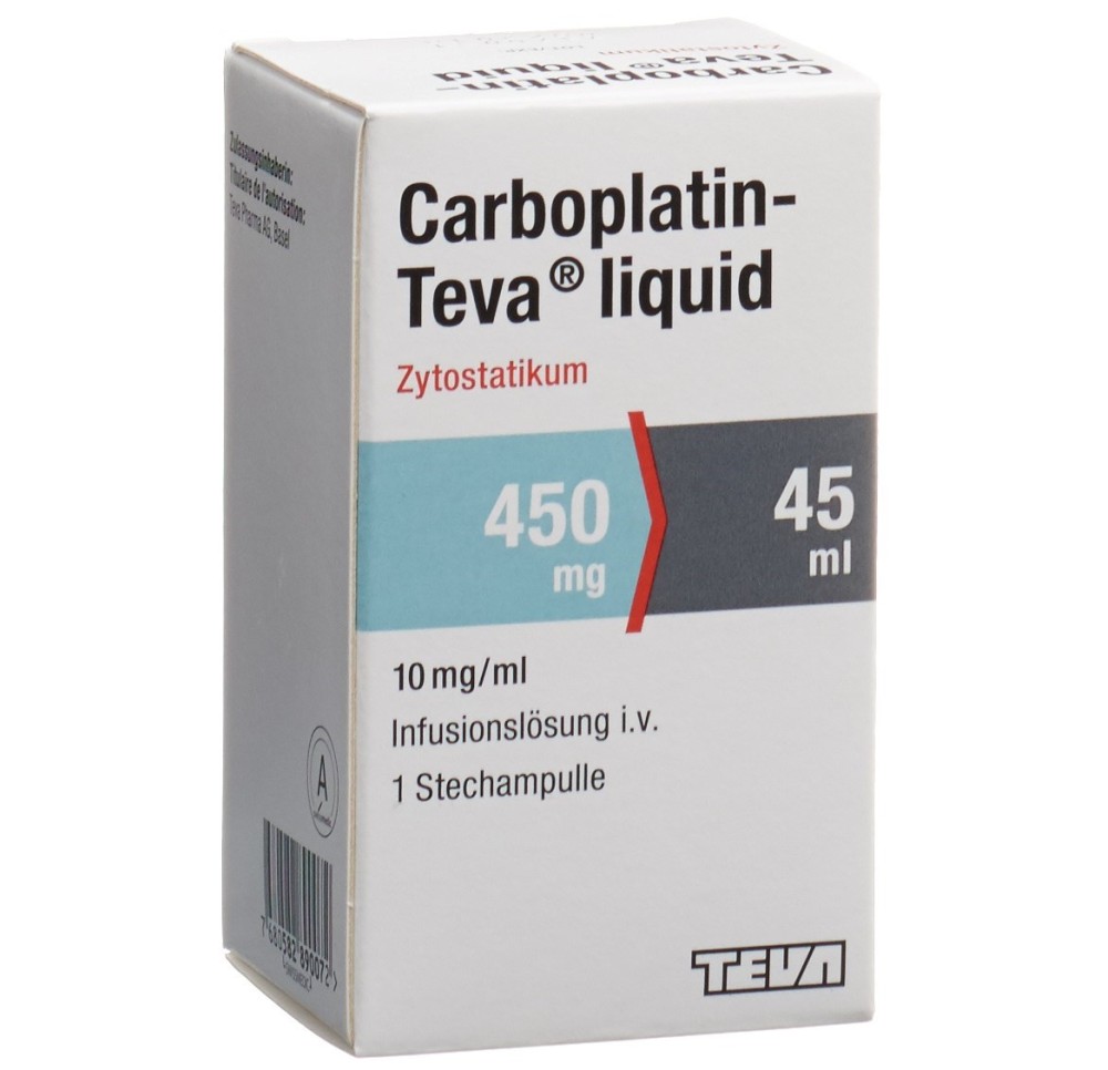CARBOPLATIN Teva liquid 450 mg/45ml flac CARBOPLATIN Teva liquid 450 mg/45ml flac