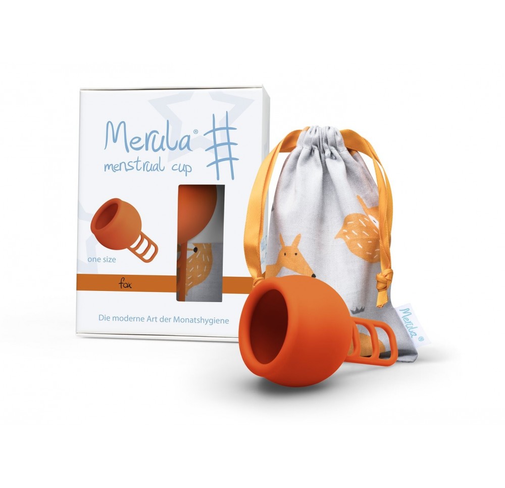 MERULA coupe menstruelle one size fox orange