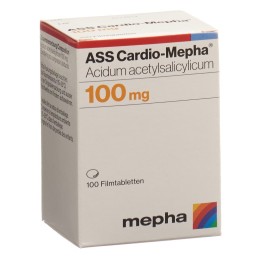 ASS CARDIO Mepha cpr pell 100 mg bte 100 pce