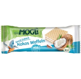 MOGLI Gaufres à la noix de coco bio 15 g