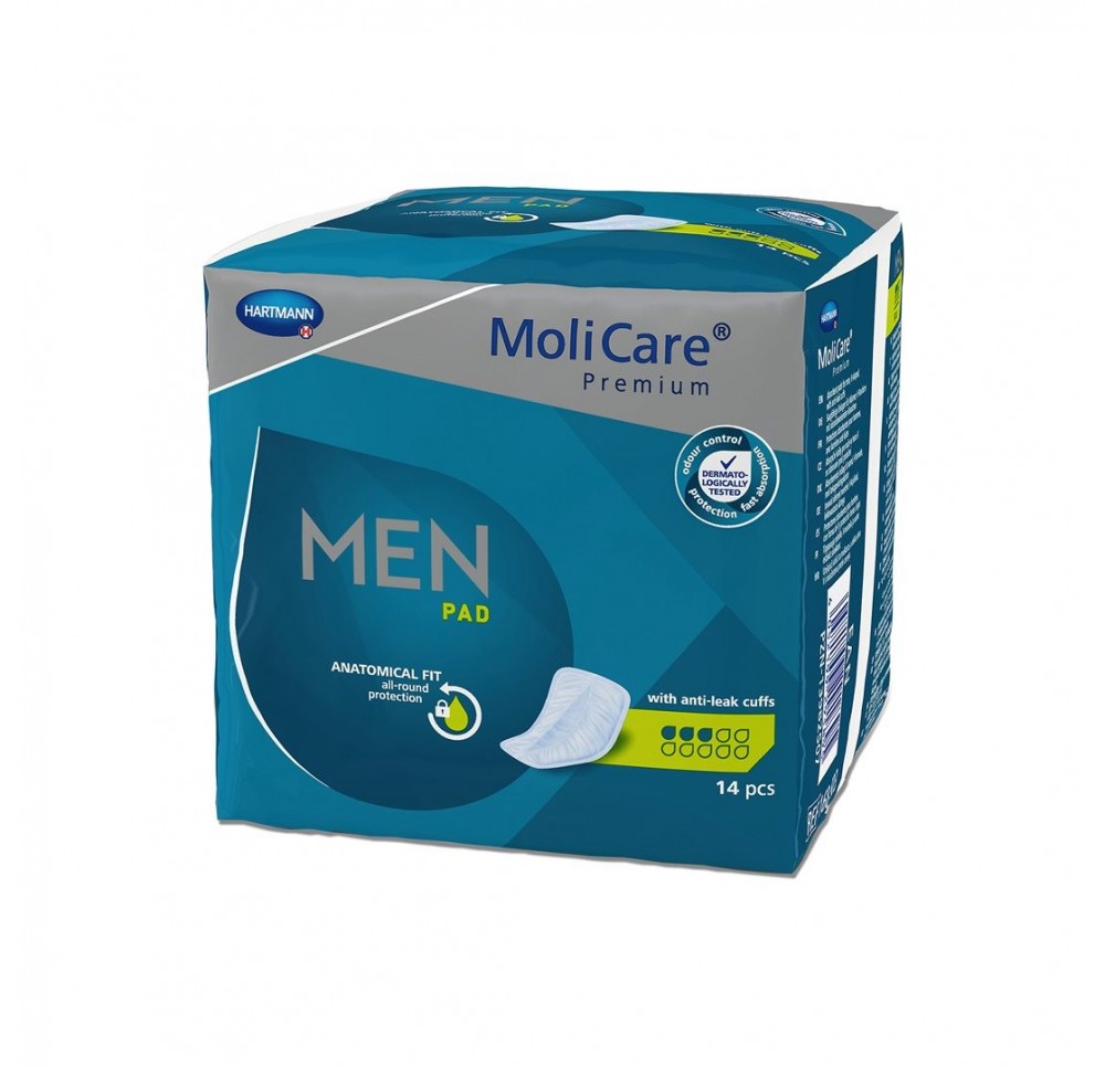 MOLICARE Men Pad 3 gouttes 14 pce