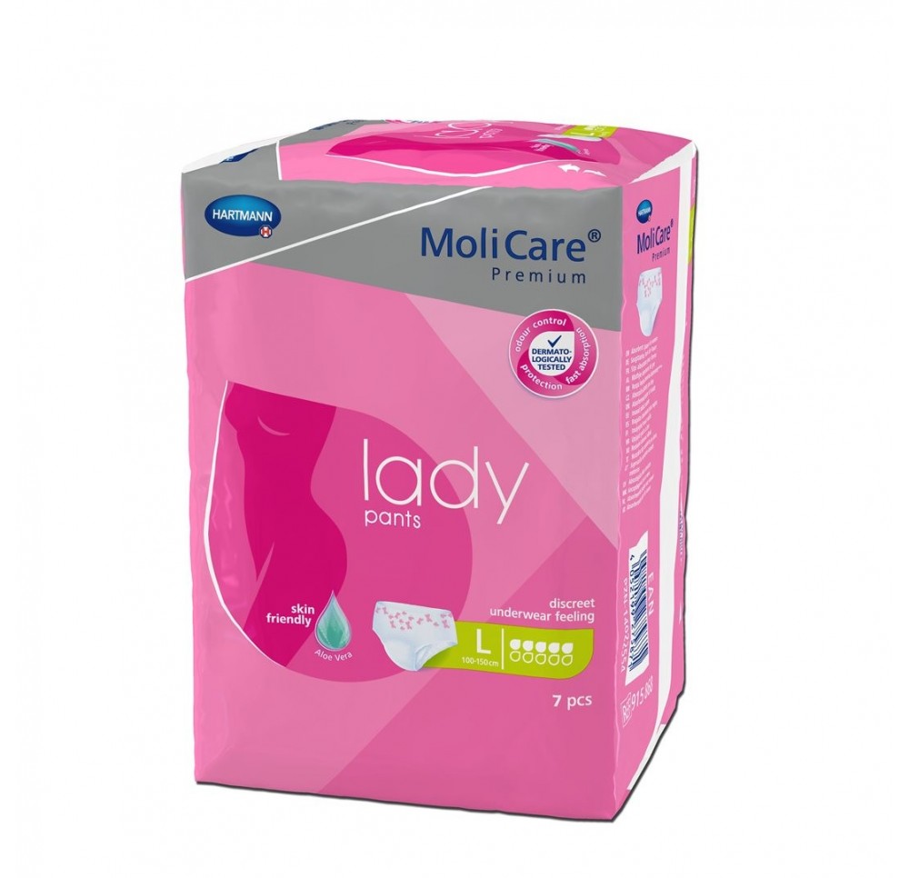 MOLICARE Lady Pants L 5 gouttes 7 pce