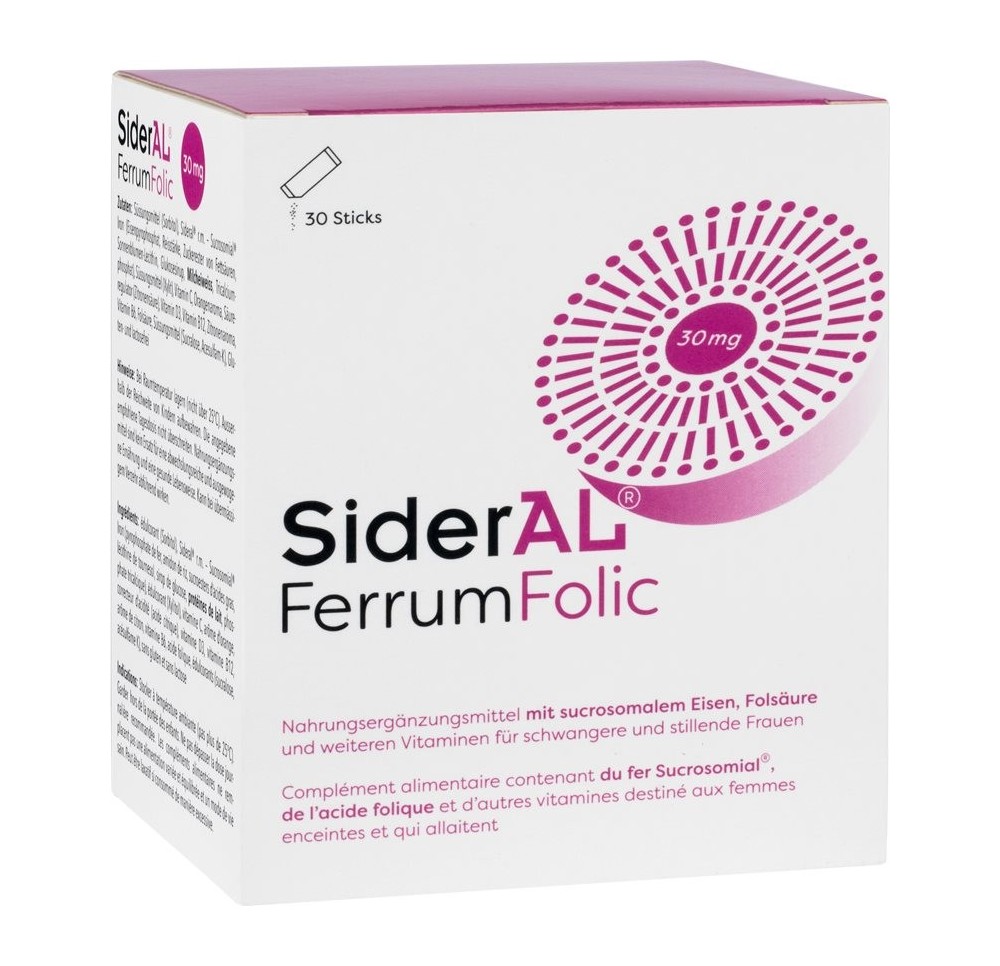 SIDERAL Ferrum Folic pdr 30 sach 1.6 g