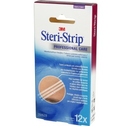 3M STERI STRIP 3x75mm blanc renforcé 12 x 5 pce