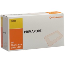 PRIMAPORE pansement adhésif 7.2x5cm stéril 100 pce