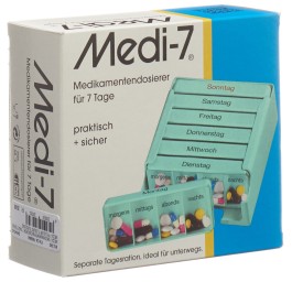 SAHAG Medi-7 pilulier 7 jours 4 cases jo turq all