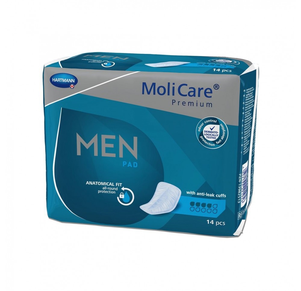 MOLICARE Men Pad 4 gouttes 14 pce