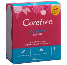 CAREFREE Cotton Feel Fresh 56 pce