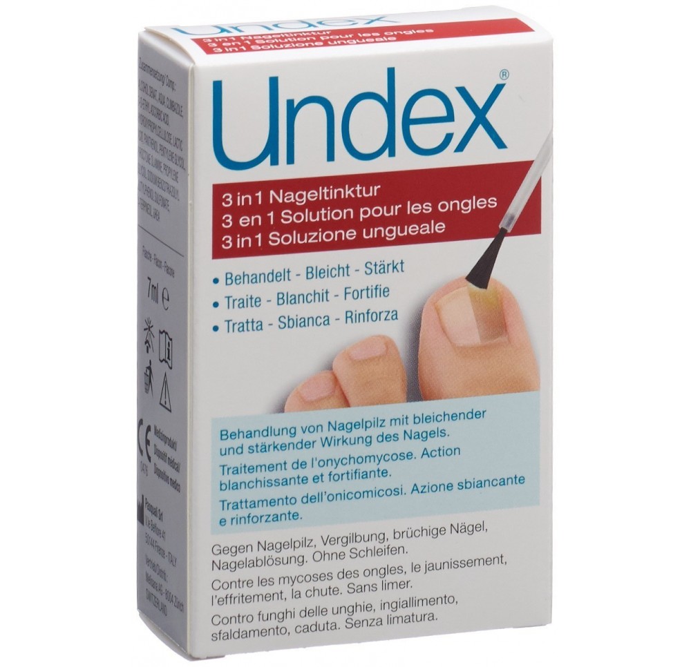 UNDEX 3 en 1 solution pour les ongles fl 7 ml