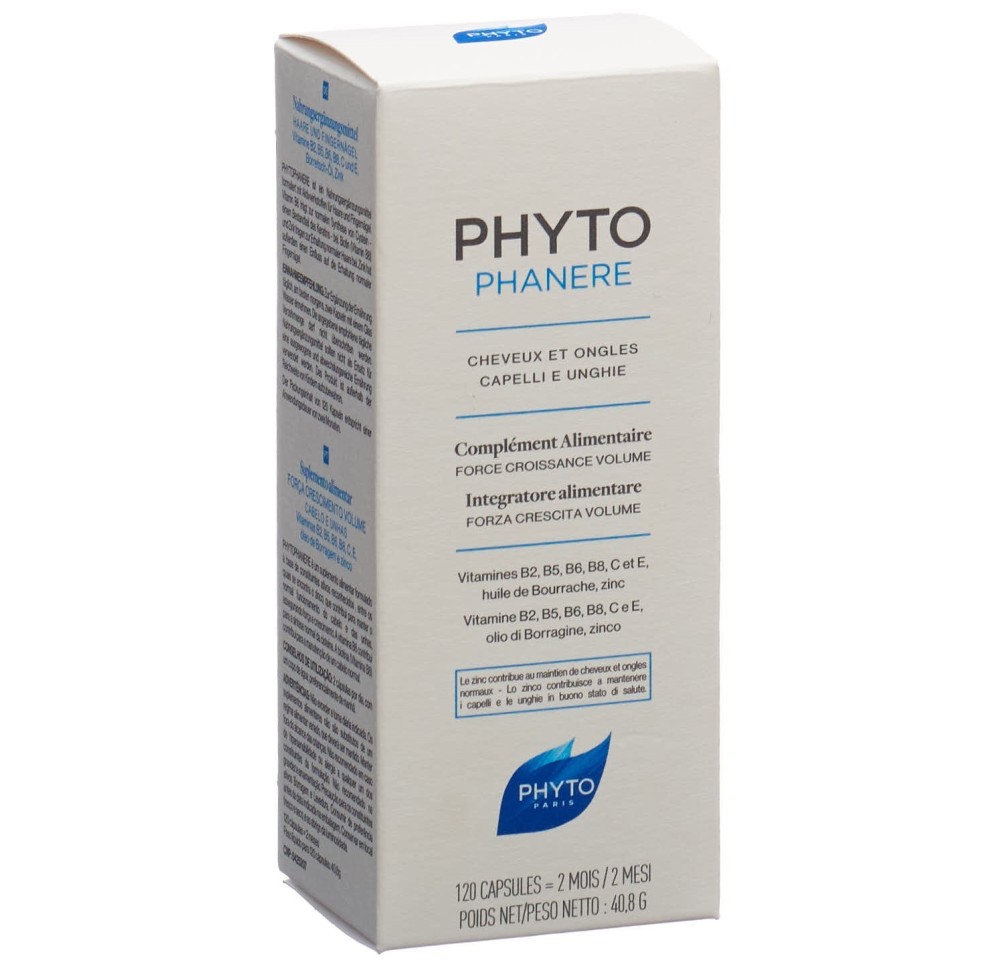 PHYTO Phytophanère Complément Aliment caps 120 pce PHYTO Phytophanère Complément Aliment caps 120 pce